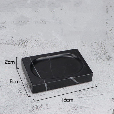 1vnt Europos prabangus marmurinis muilo indas Nešiojami kelioniniai vonios kambario priedai Laikymo įrankiai Muilo lėkštės dėklo laikymo stendas