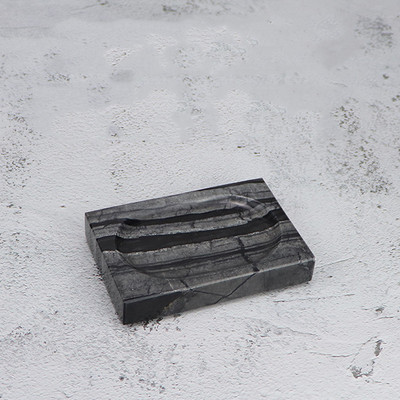 1vnt Europos prabangus marmurinis muilo indas Nešiojami kelioniniai vonios kambario priedai Laikymo įrankiai Muilo lėkštės dėklo laikymo stendas