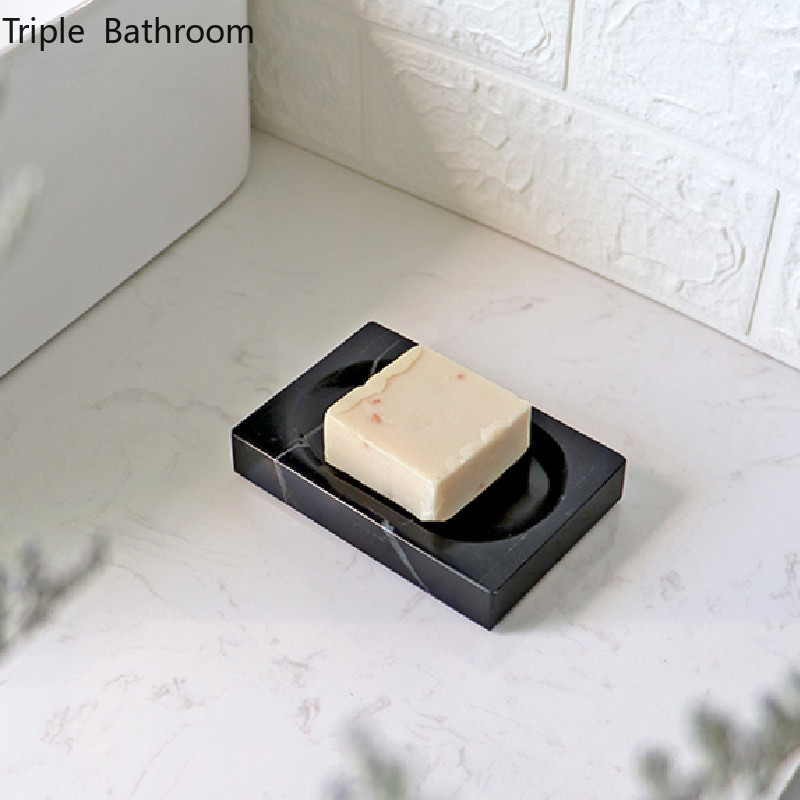 1vnt Europos prabangus marmurinis muilo indas Nešiojami kelioniniai vonios kambario priedai Laikymo įrankiai Muilo lėkštės dėklo laikymo stendas