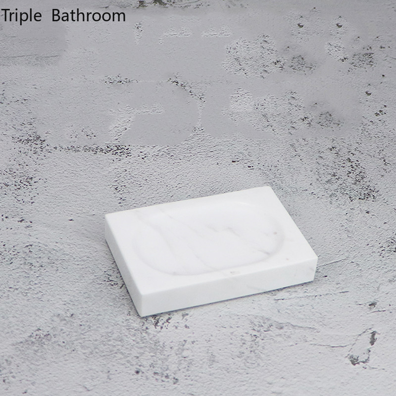 1vnt Europos prabangus marmurinis muilo indas Nešiojami kelioniniai vonios kambario priedai Laikymo įrankiai Muilo lėkštės dėklo laikymo stendas