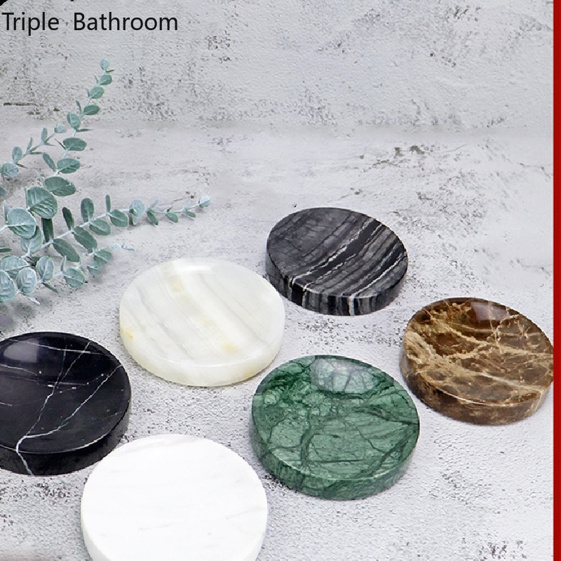 1vnt Europos prabangus marmurinis muilo indas Nešiojami kelioniniai vonios kambario priedai Laikymo įrankiai Muilo lėkštės dėklo laikymo stendas