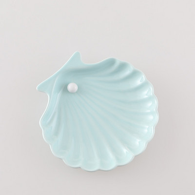 Nordic Shell Shape Muilo indas Keramika Vonios Tvarkyklės Lentynos Muilo pakavimo Dėžės Virtuvės Priedai Muilo laikikliai