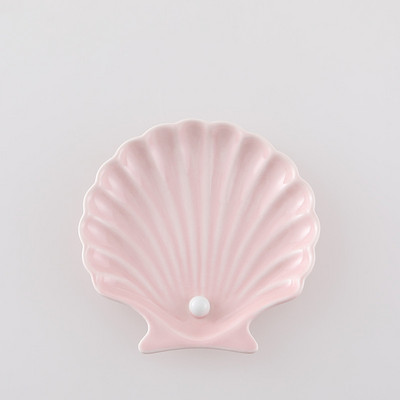 Nordic Shell Shape Muilo indas Keramika Vonios Tvarkyklės Lentynos Muilo pakavimo Dėžės Virtuvės Priedai Muilo laikikliai