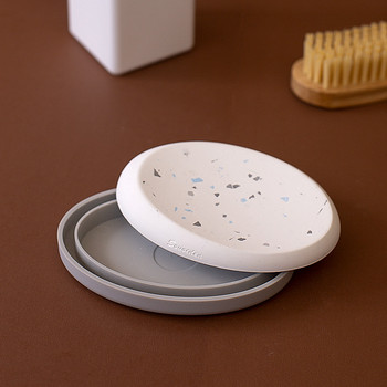 Φυσικό Diatomite Θήκη Σαπουνιού Μπάνιου Δίσκος Κουτί Porte Savon Absorb Water Πιάτο Κουζίνας Αξεσουάρ μπάνιου Εργαλεία μπάνιου
