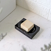 1db európai luxus márvány szappantartó Hordozható utazási fürdőszobai kiegészítők Tárolóeszközök Szappantányér tálca Tároló állvány