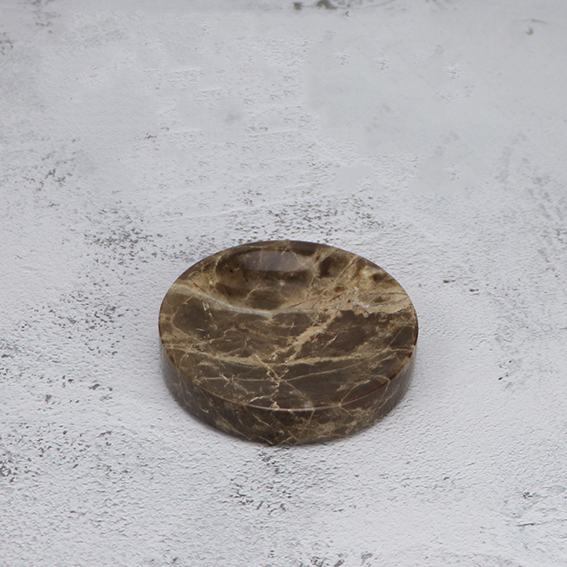 1db európai luxus márvány szappantartó Hordozható utazási fürdőszobai kiegészítők Tárolóeszközök Szappantányér tálca Tároló állvány