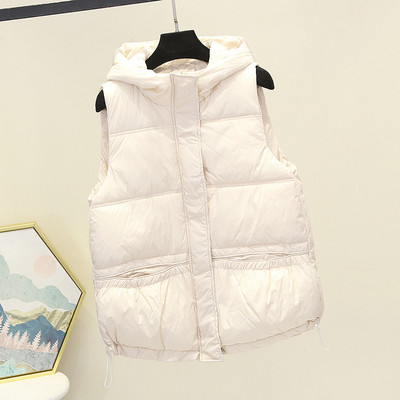 Gombos és cipzáros női mellény