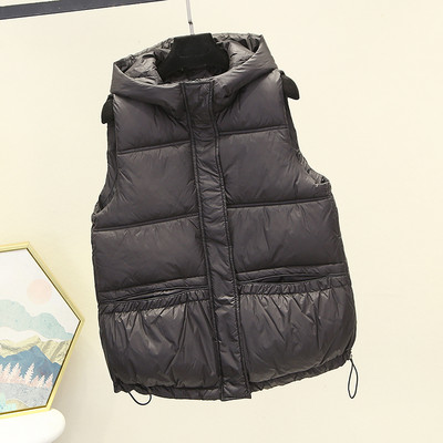 Gombos és cipzáros női mellény