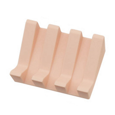 Vase de săpun din silicon Dispenser de săpun Scurgere înclinată Cutie de săpun Suport de depozitare pentru săpun de baie Suport de depozitare pentru burete de bucătărie