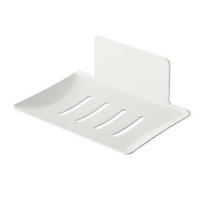 Tapadókorongos fali edények Szappantartó tok Szappandoboz edénytartó tányér Lefolyó Szappandoboz Tároló állvány műanyag tartó