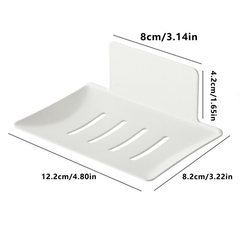 Tapadókorongos fali edények Szappantartó tok Szappandoboz edénytartó tányér Lefolyó Szappandoboz Tároló állvány műanyag tartó