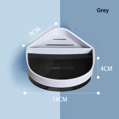 Kreatív falra akasztható szappandoboz lefolyóvízzel zuhanyszappantartó dizájnos burkolattal Könnyen felszerelhető fürdőszobai kellékek