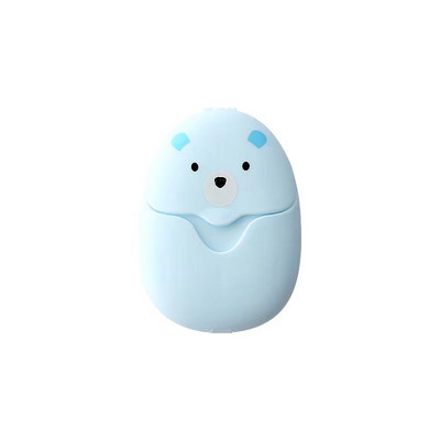 50db / Eldobható Mini Utazási Szappan Papír Kézmosás Fürdőszoba takarítás Hordozható dobozos hab illatú ágynemű