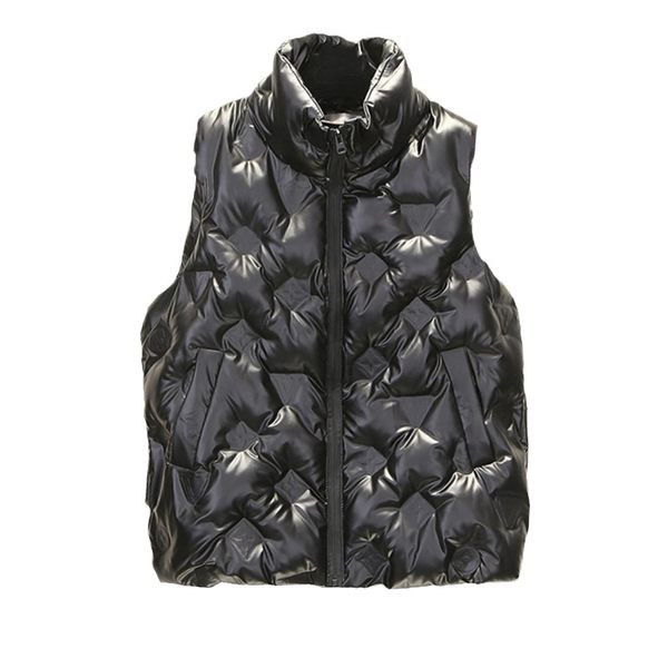 Női mellény kapucnival és zsebbel, két színben