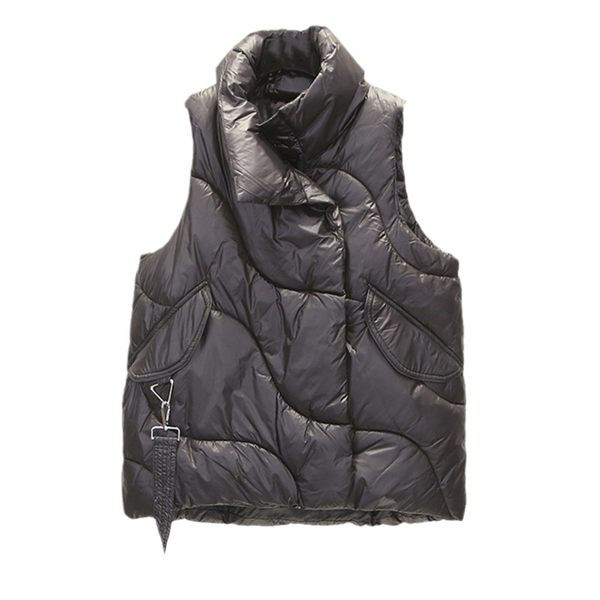 Női alkalmi mellény nagy gallérral