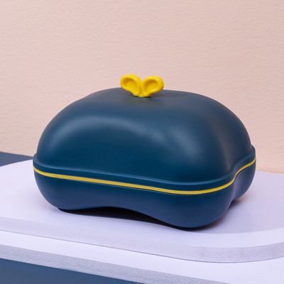 Nešiojamo muilo dėklo laikiklio sandarinimo dėžutė Dvisluoksnė nutekėjimo lentyna Lėkštės indų lentyna su dangčiu Virtuvė Namų vonios kambarys Dušas