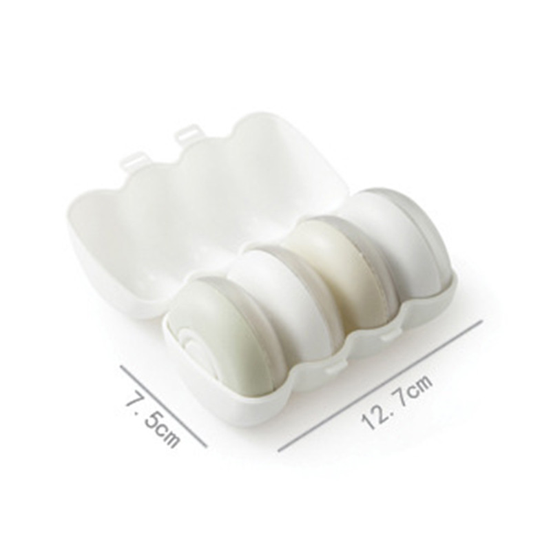 4 vnt./komplektas Nešiojamas apvalios emulsijos laikymo dėžutės rinkinys Kelioninis stumdomas rankų plovimo muilas, skysto butelio tvarkyklės dozatoriaus talpykla