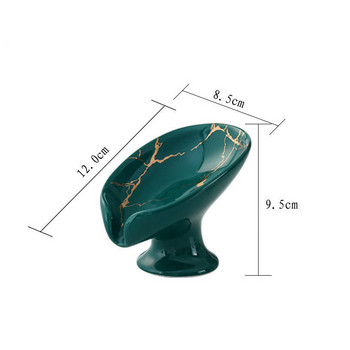 ΝΕΟ 1 ΤΕΜ. Ceramic Leay Σαπουνιού ντουζιέρας Προμήθειες Μπάνιου Σαπουνιού Σχήμα Κιβώτιο Νερού Οδηγός Τρύπα Πιάτο αποθήκευσης Πιάτο Tr
