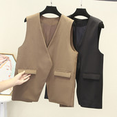 Modern női V-nyakú mellény új modell