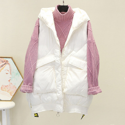 Alkalmi női mellény cipzárral és zsebbel