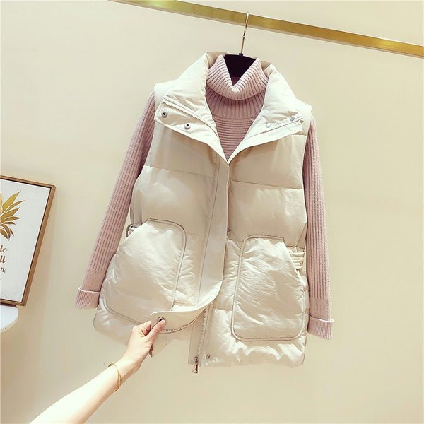 Vesta de dama cu buzunar si fermoar