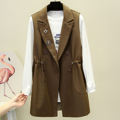 Moteriška liemenė su kaklaraiščiais ties juosmeniu ir V formos iškirpte