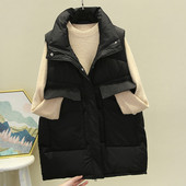 Vesta de dama cu fermoar si buzunar mare