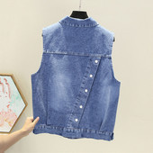 Női mellény klasszikus gallérral