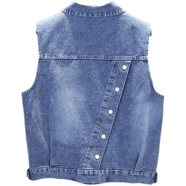 Női mellény klasszikus gallérral