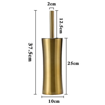 Златна четка за тоалетна с дълга дръжка Креативна четка за почистване на баня Комплект за почистване на тоалетна Инструмент за почистване на баня Аксесоари