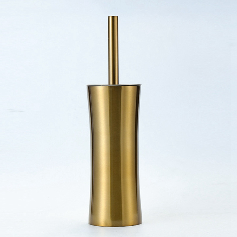 Perie de toaletă cu mâner lung auriu Perie de curățare pentru baie creativă Kit de curățare pentru toaletă Accesorii pentru instrumente de curățare pentru baie