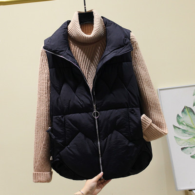 Moteriška liemenė su užtrauktuku ir aukštu liemeniu