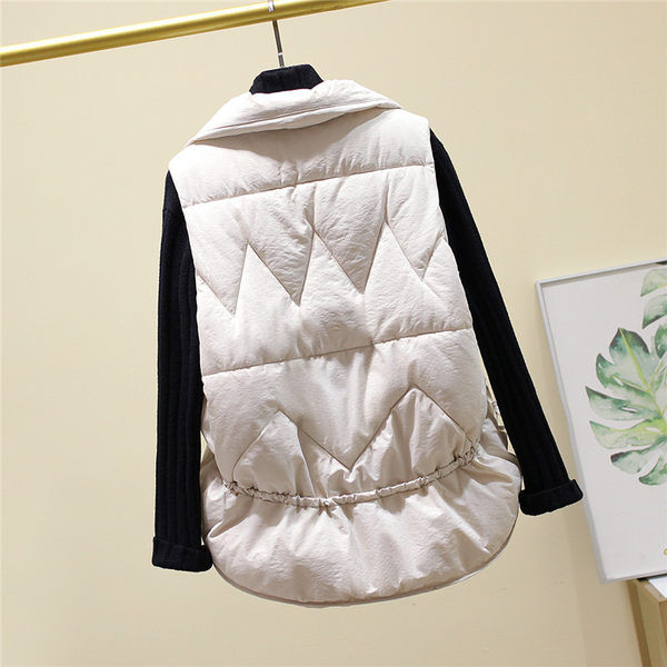 Moteriška liemenė su užtrauktuku ir aukštu liemeniu