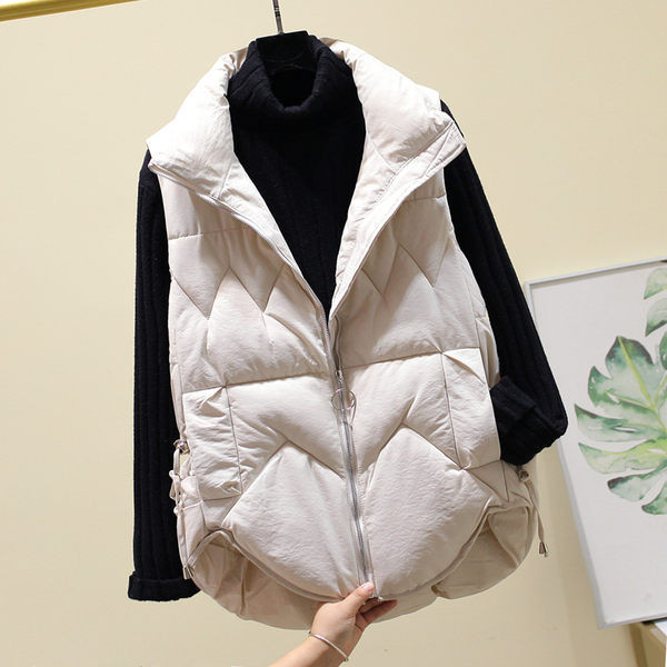 Moteriška liemenė su užtrauktuku ir aukštu liemeniu