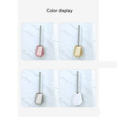 TPR silikoninės tualeto galvutės, tvirtinamos prie sienos arba vertikalios Nordic Brush tualeto šepetėlio laikiklio vonios kambario priedai