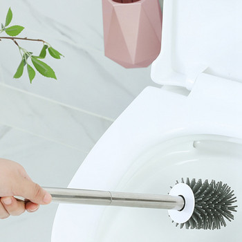 TPR σιλικόνης κεφαλή τουαλέτας επιτοίχια ή κάθετη σκανδιναβική βούρτσα θήκη βούρτσας τουαλέτας Αξεσουάρ μπάνιου