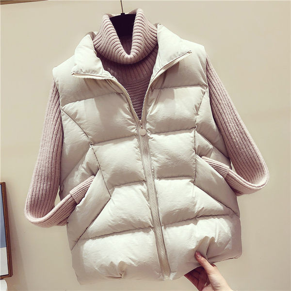 Tiszta női mellény két színben