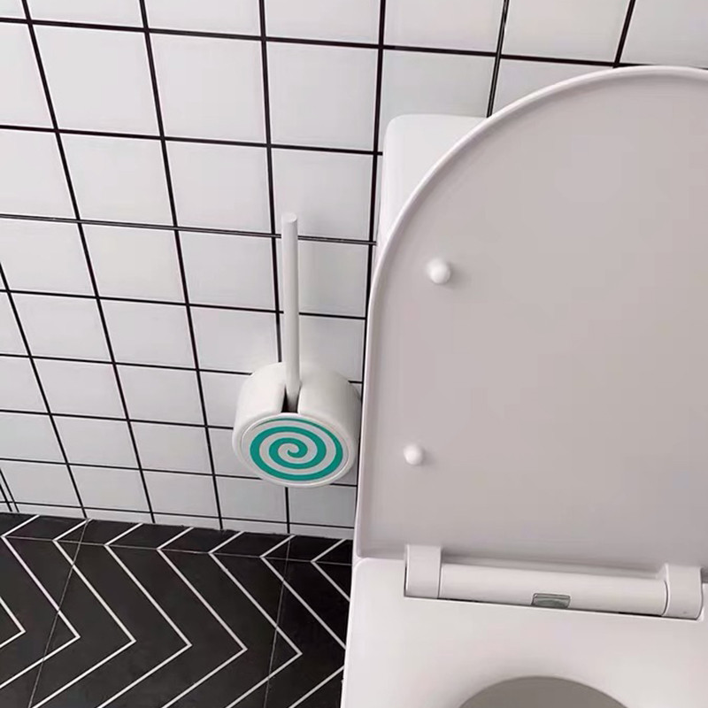 WC kefe készlet Creative Donuts WC kefe fürdőszoba WC kefe tartó készlet Clean Tool Tisztító kefe Cherry To