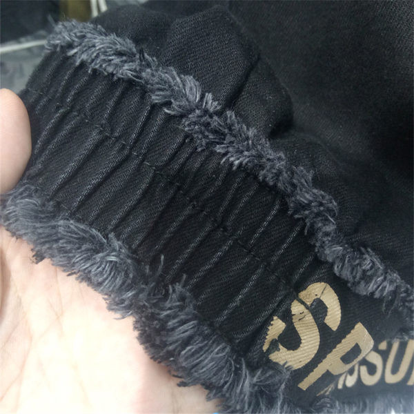 Női farmermellény felirattal