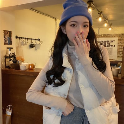 Μασίφ γυναικείο γιλέκο με κουμπιά