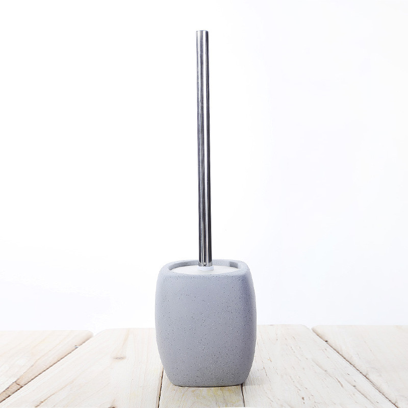 Set de perii de curățare din ceramică nordică, cu bază, pentru baie, mâner lung, perie practică de toaletă, accesorii pentru instrumente de curățare pentru uz casnic