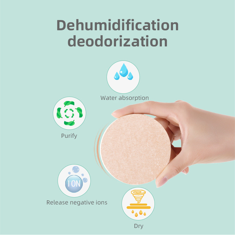 GURET Noua perie de toaleta din silicon TPR Perie de curatare montata pe perete Noroiul de diatomee care absoarbe apa Instrument de curatare Accesorii pentru baie de casa