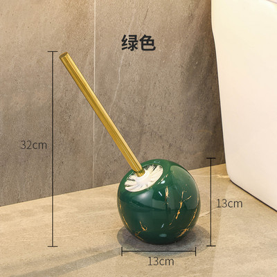 Nordic keramikinis tualeto šepetys, apvalus minkštų plaukų dugnas, greitai džiūstantis vonios kambario valymas tualeto šepečių valymas vonios kambario priedai