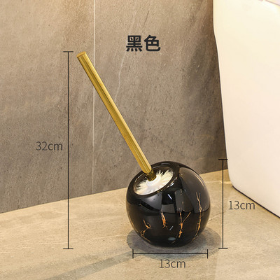 Nordic keramikinis tualeto šepetys, apvalus minkštų plaukų dugnas, greitai džiūstantis vonios kambario valymas tualeto šepečių valymas vonios kambario priedai