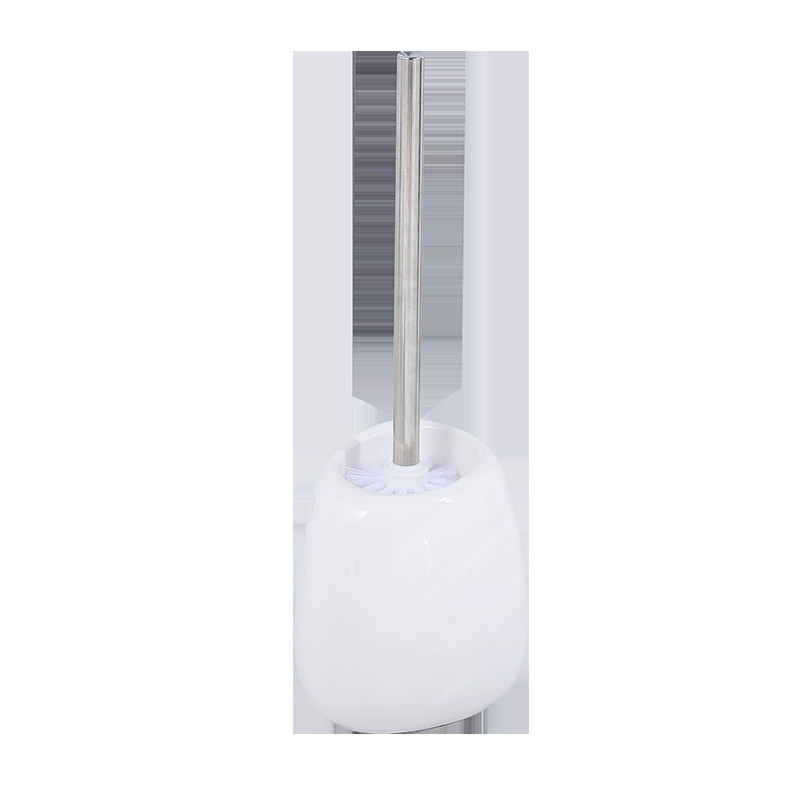 Nordic keramikinis tualeto šepetys, apvalus minkštų plaukų dugnas, greitai džiūstantis vonios kambario valymas tualeto šepečių valymas vonios kambario priedai