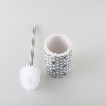 Комплект керамични тоалетни четки Инструменти за почистване на баня Дръжка от неръждаема стомана Wc Четка за тоалетна Скрубер Четка за почистване на кухня Баня