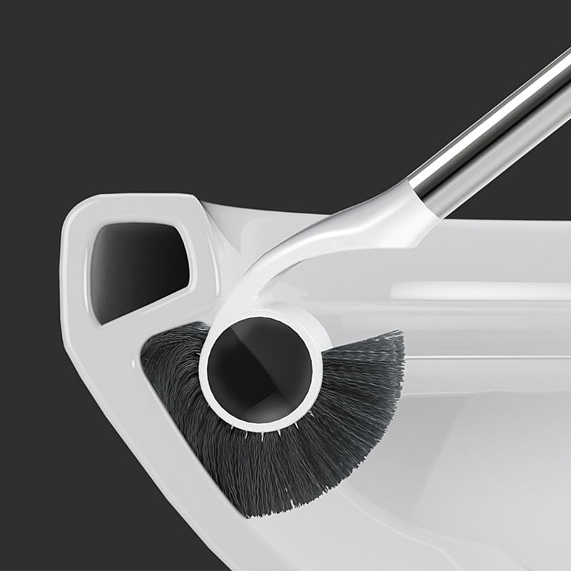 Kućna WC četka za čišćenje Kupaonski dodaci Držač ručke od nehrđajućeg čelika Samostojeći na podu s bazom Set alata za WC dekoraciju