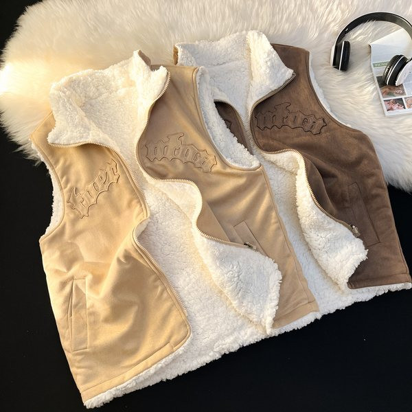 Vesta de dama cu captuseala si imprimeu