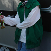 Vestă de damă cu model gratuit, cu guler și emblemă clasice