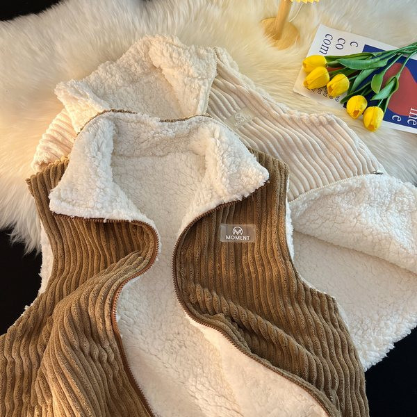 Női mindennapi kabát cipzárral